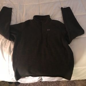 Brown Patagonia Quarter Zip Pullover. Size XL.